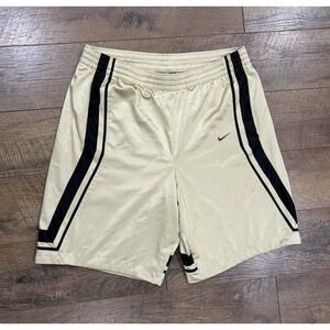 Vintage Y2k Nike Dazzle Baggy Basketball Shorts Gold Medium 34 Grey Tag 2003